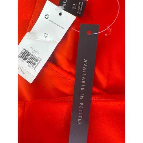 Banana Republic Red Size 12 Sleeveless Belted Jumpsuit NWT - Picture 10 of 15